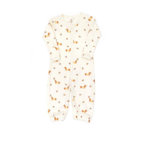 Converter Gown Natural Dogs - pima cotton