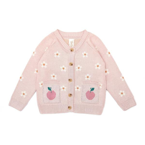 Juliette sweater Pima Cotton Pink & natural