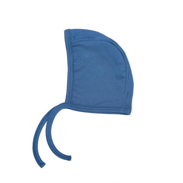 Ribbed Bonnet Blue