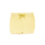 Knitted short Baby yellow