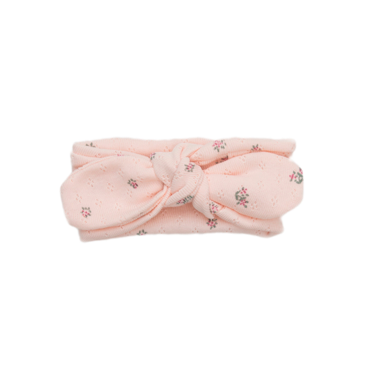 Little flowers baby pink Pointelle headband