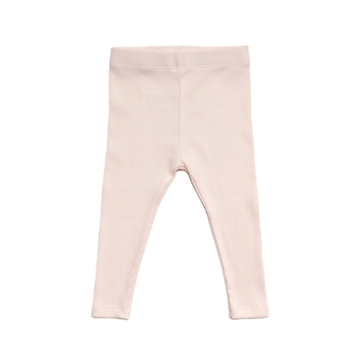 Baby Pink Ribbed Leggins