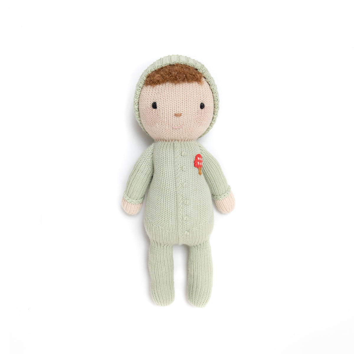 Baby Liam doll light green 11"