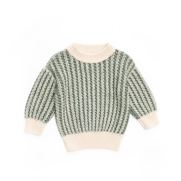 Green forest & natural Chase Sweater