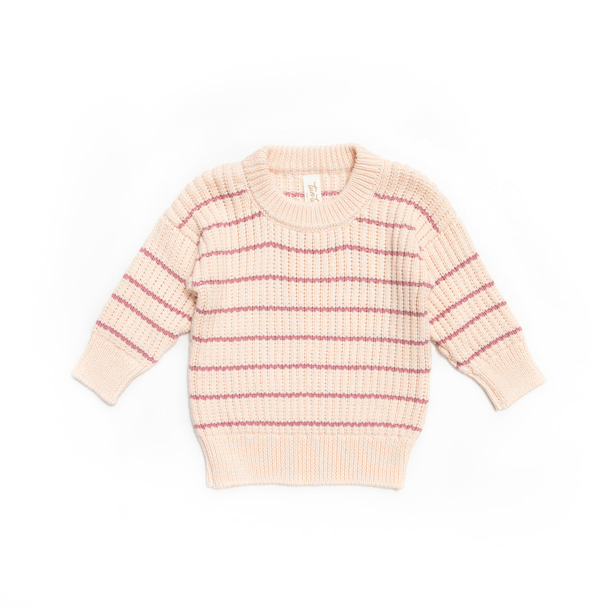 Baby pink & mauve Luca sweater