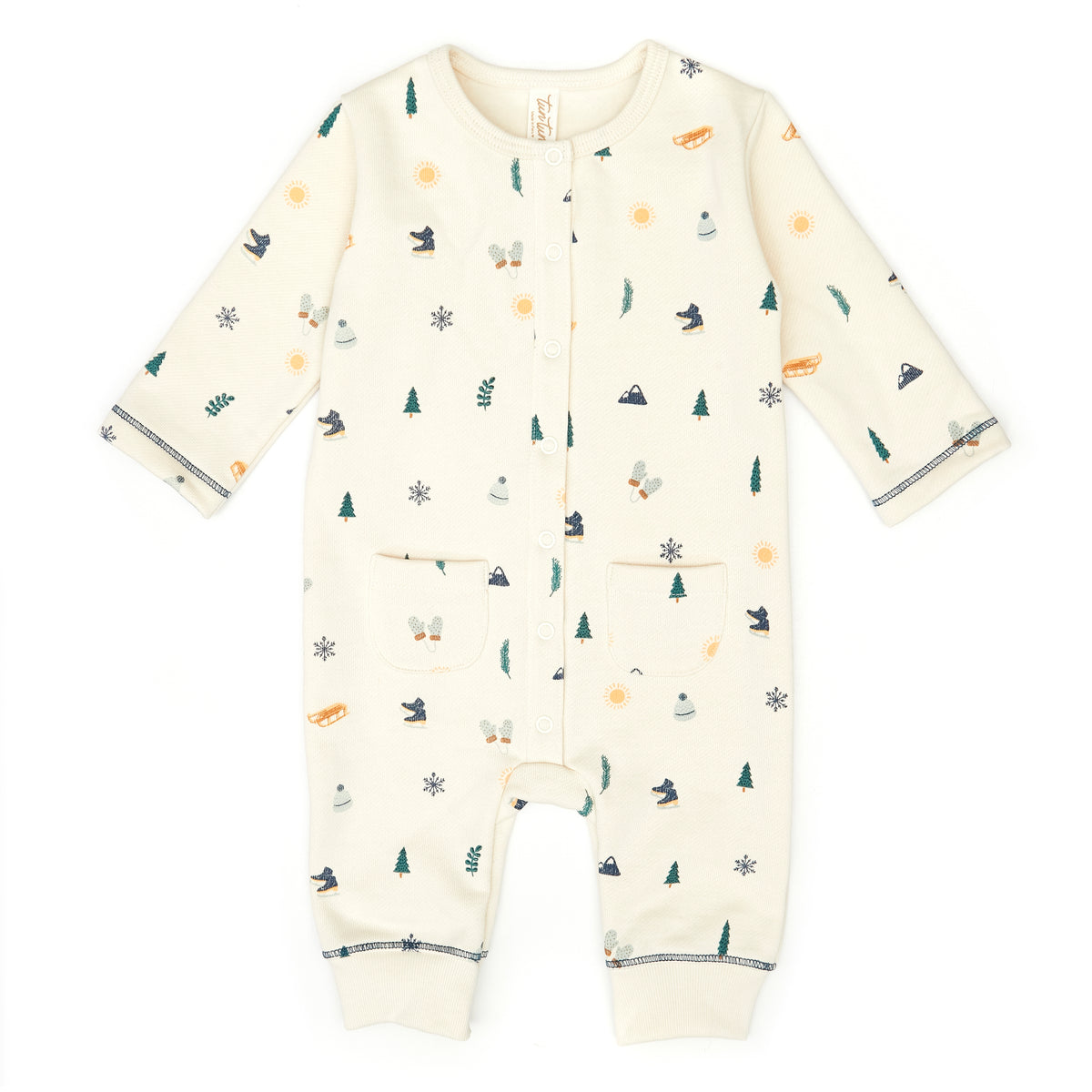 Blake jumpsuit - White swan winter - cotton