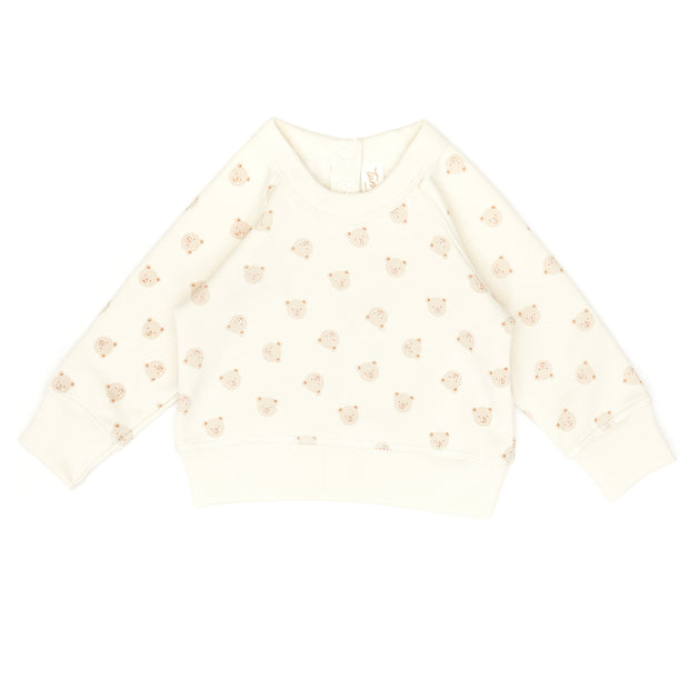 Set Aspen pullover + Bobby pant - White swan bears - cotton