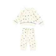 Set Aspen pullover + Bobby pant - White swan winter - cotton