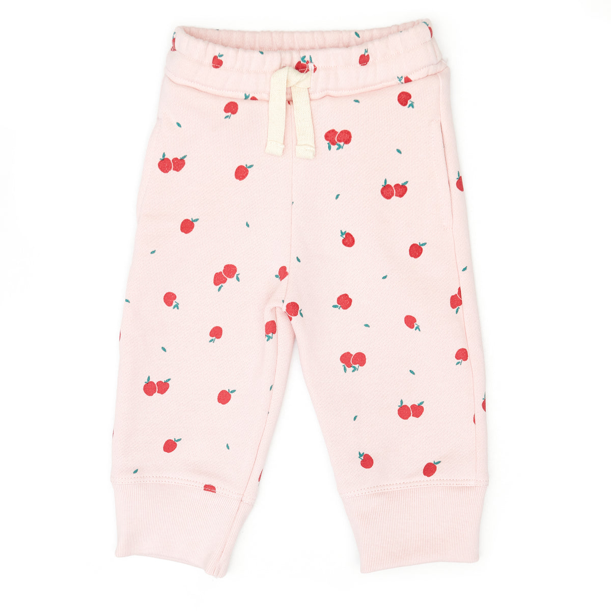 Set Ruffle pullover + Bobby pant - Rose apples - cotton