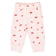 Set Ruffle pullover + Bobby pant - Rose apples - cotton