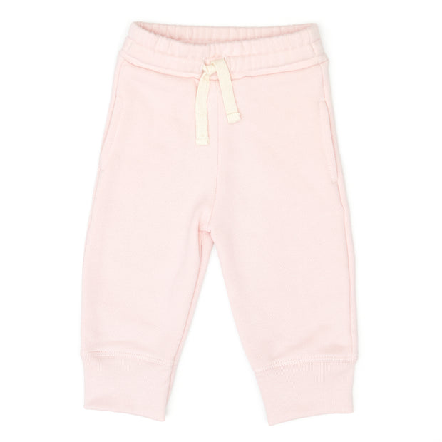 Set Aspen pullover + Bobby pant - Rose & white swan - cotton