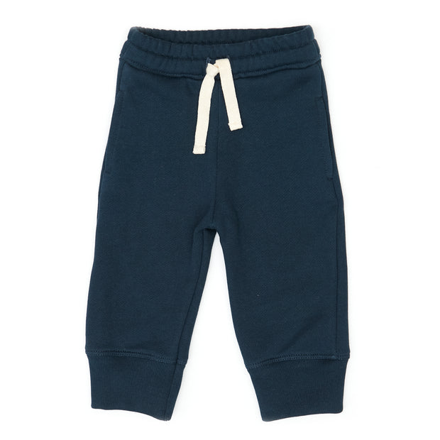 Set Aspen pullover + Bobby pant - Navy & white swan - cotton