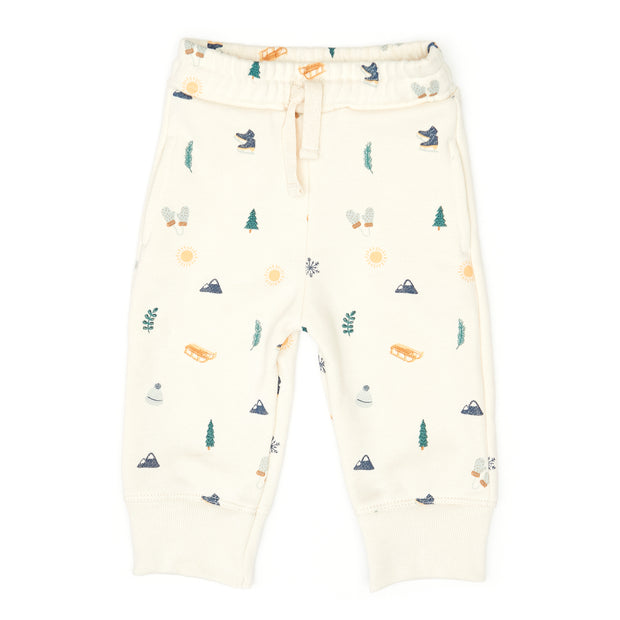 Set Aspen pullover + Bobby pant - White swan winter - cotton