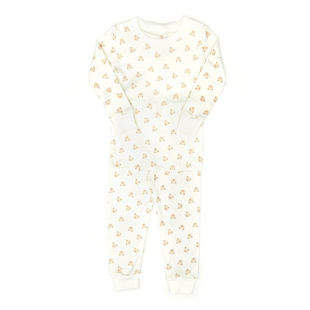 Pajama - Natural bears - pima cotton