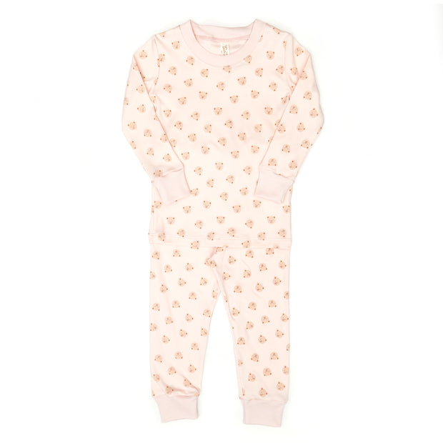 Pajama - Pink bears - pima cotton