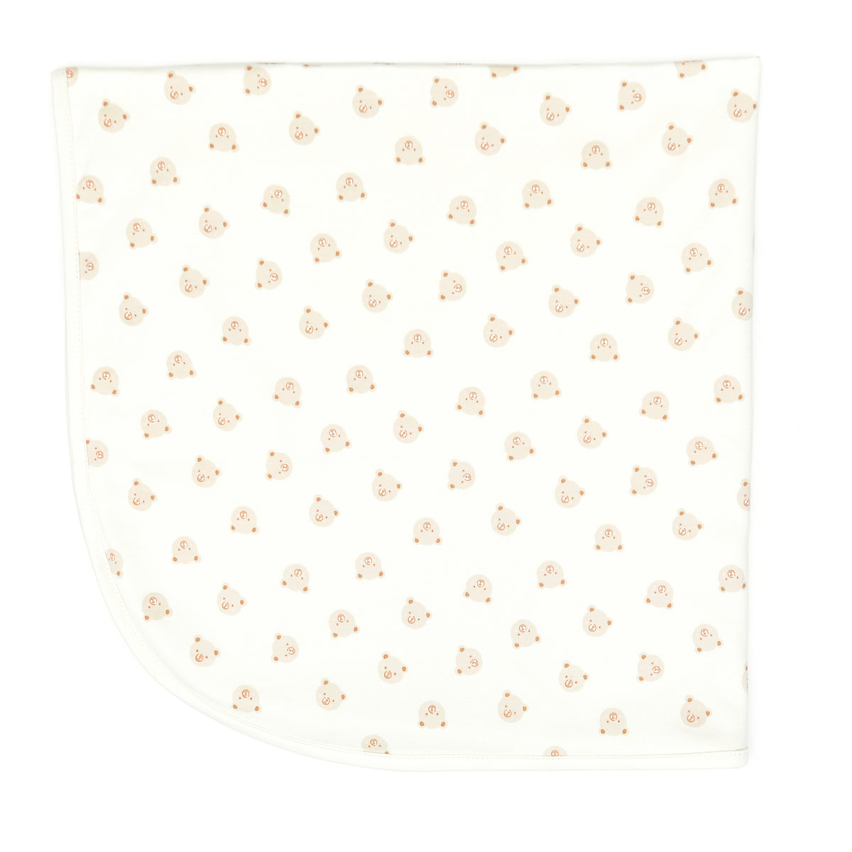 Blanket - Natural bears - pima cotton