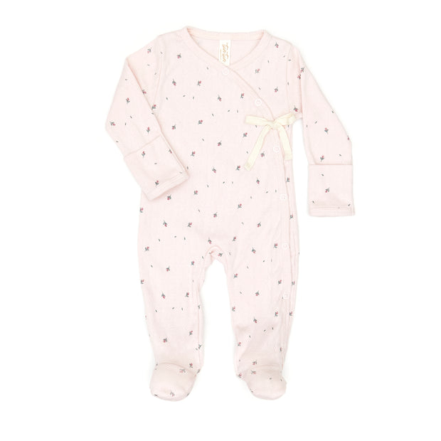 Milan footie - Orchid ice little flowers - cotton