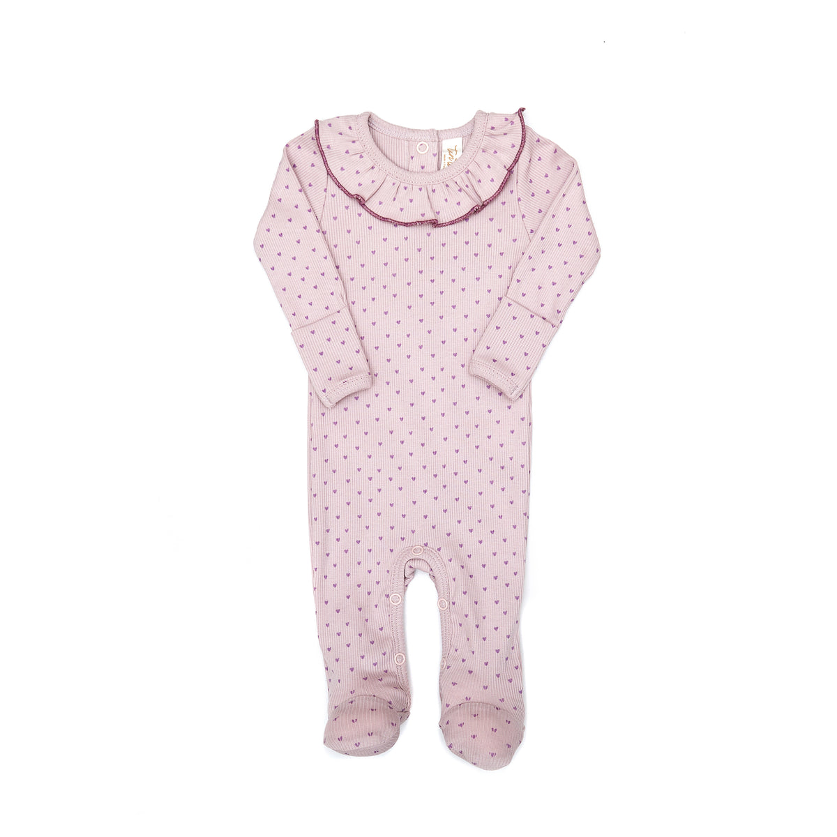 Ruffle Footie Valerian hearts