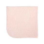 Ciara Romper + Ribbed Bonnet + Ribbed Blanket Natural & Shell pink