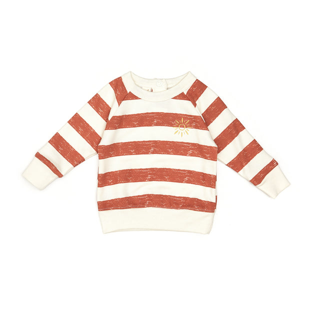 Sun Pullover Terracota Stripes