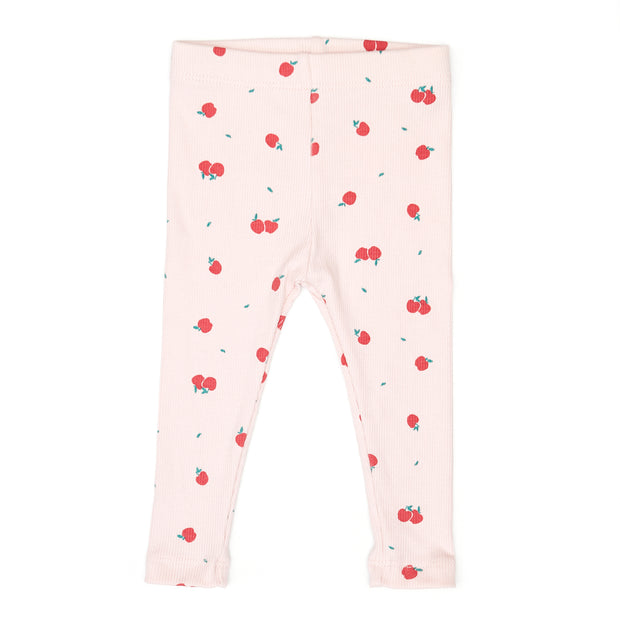 Ribbed pant - Rose apples - cotton