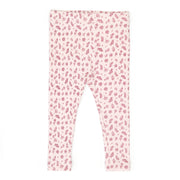Set Ruffle top + Ribbed pant - Rose flowers - cotton