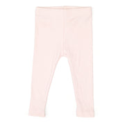 Set Ruffle top Rose flowers + Ribbed pant Rose - cotton