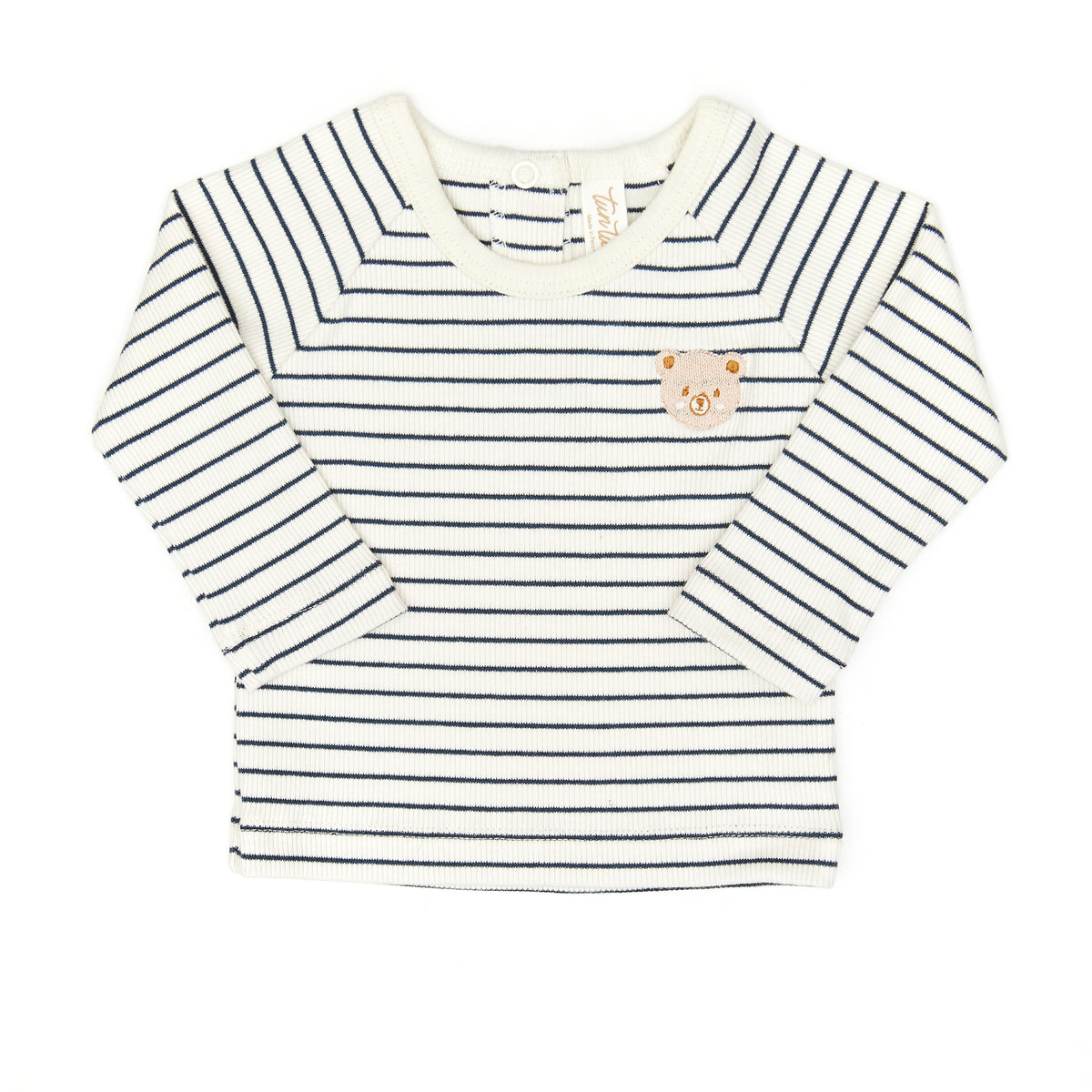 Casey top - Navy stripes - cotton
