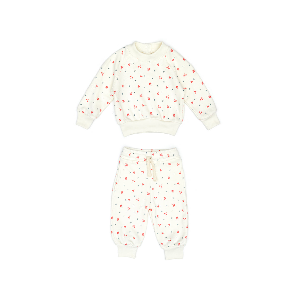 Set Pullover + Pant Natural little cherries