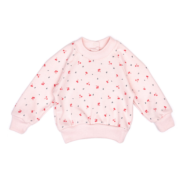 Set Pullover + Pant Crystal pink little cherries