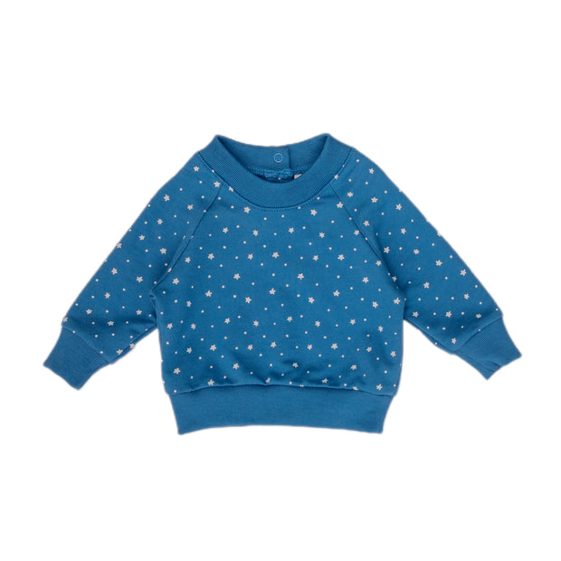 Little Stars Federal Blue Aspen Pullover Pima Cotton