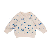 Tiny House Federal Blue Aspen Pullover Pima Cotton