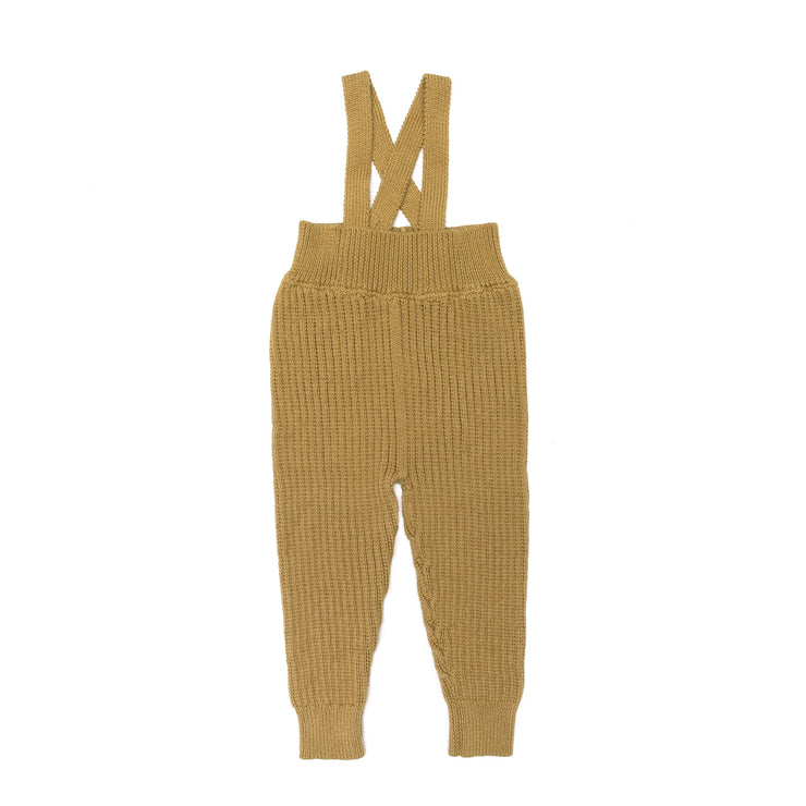 Suspender Pant Pima Cotton Gold