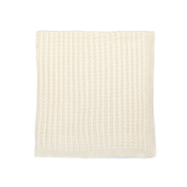 Dominique Blanket Pima Cotton Natural