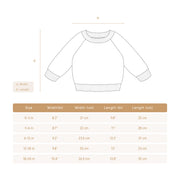 Bear Sweater Pima Cotton Natural & pink