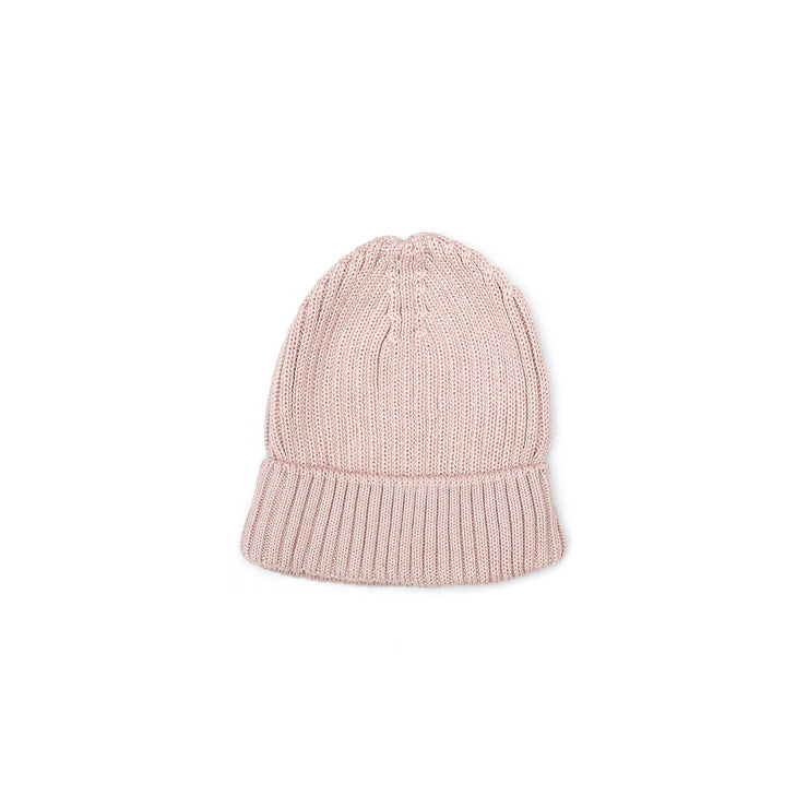 Knitted Beanie Pima Cotton Pink