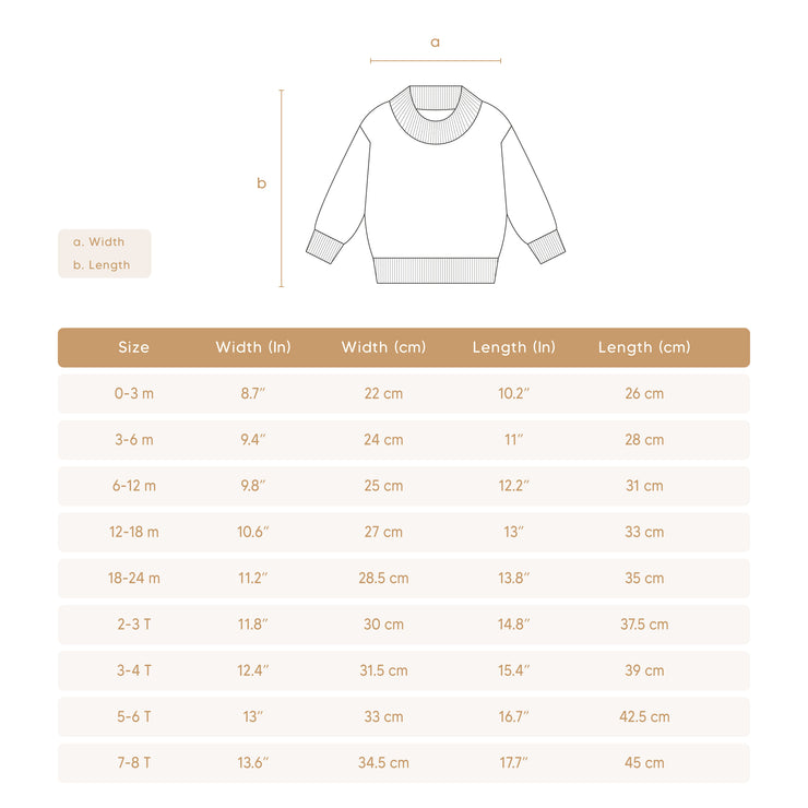 Dylan Sweater Pima Cotton Natural & cashew