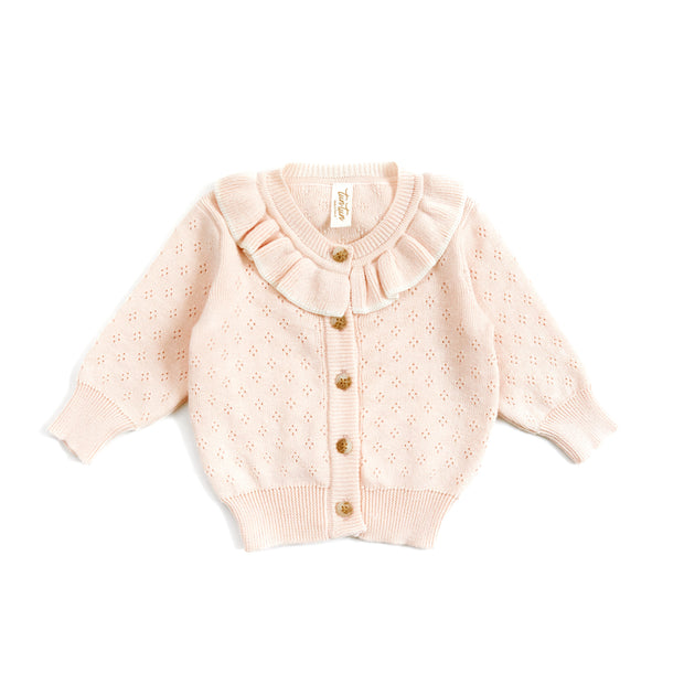 Knitted Cardigan Baby Pink