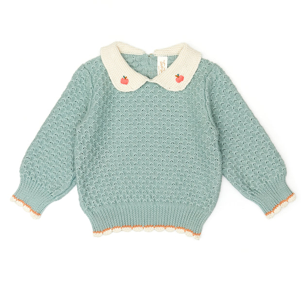 Set Lily Sweater + Knitted Pant - Jade - pima cotton