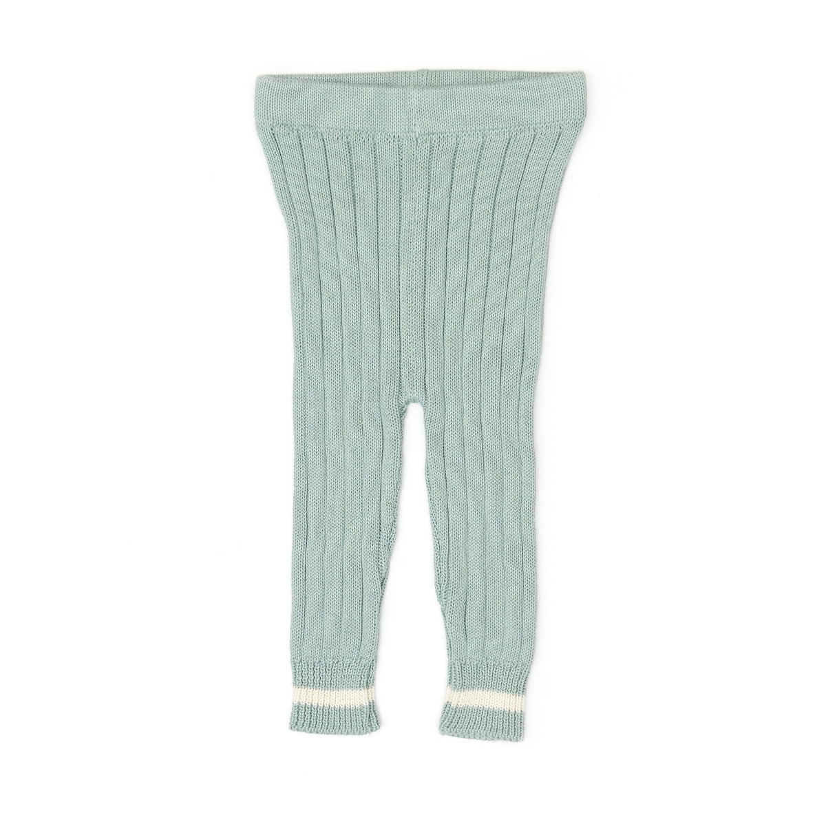 Knitted Pant - Jade - pima cotton