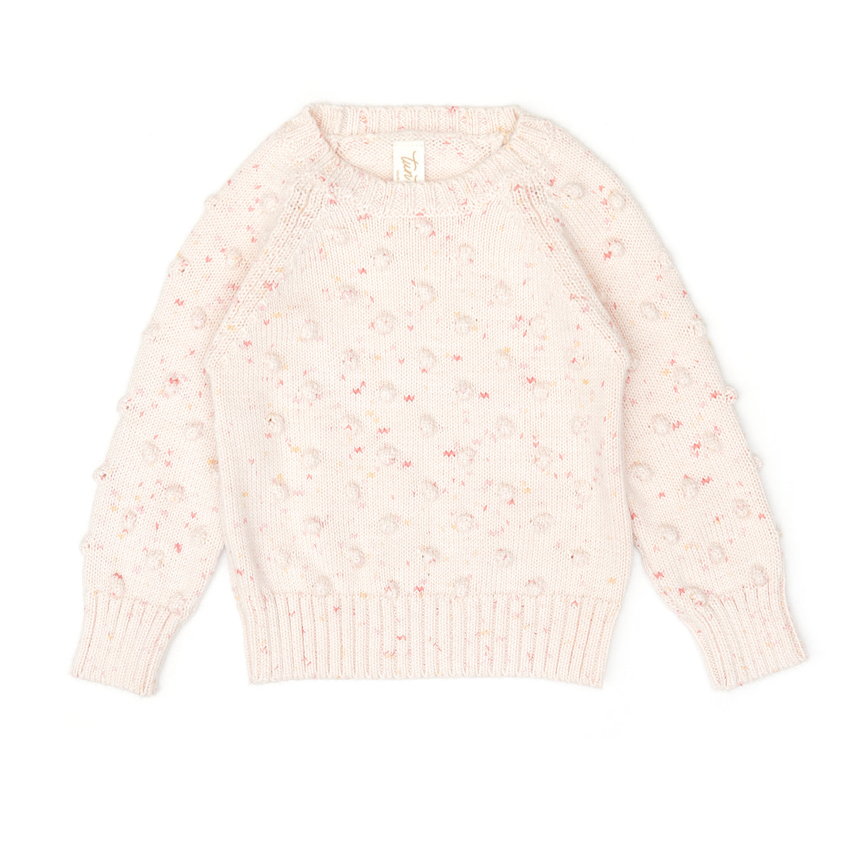 Jo Sweater - Rose confetti - pima cotton