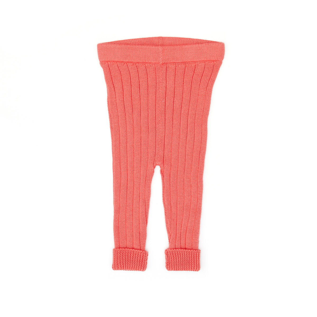 Knitted Leggins - Red - pima cotton