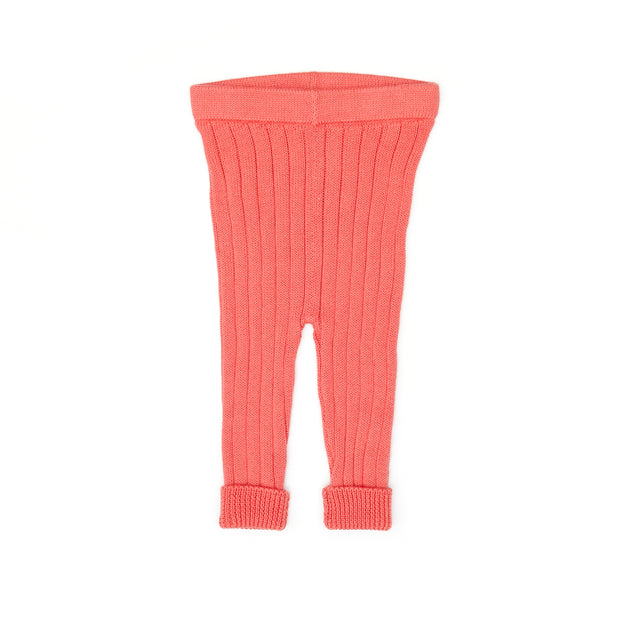 Set Multicolor Ruffle Sweater Oatmel + Leggins Red - pima cotton