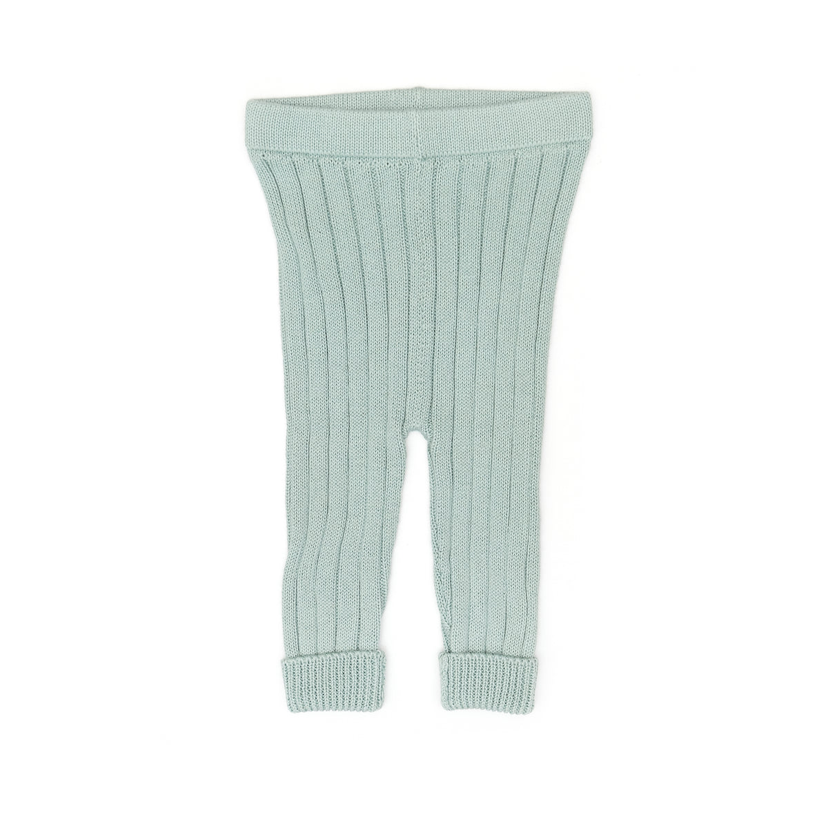 Knitted Leggins - Jade - pima cotton