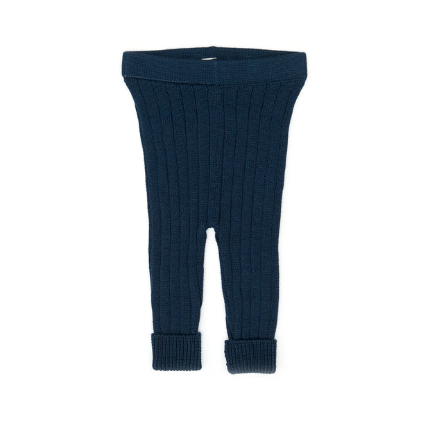 Set Holiday Sweater + Knitted Leggin - Navy - pima cotton