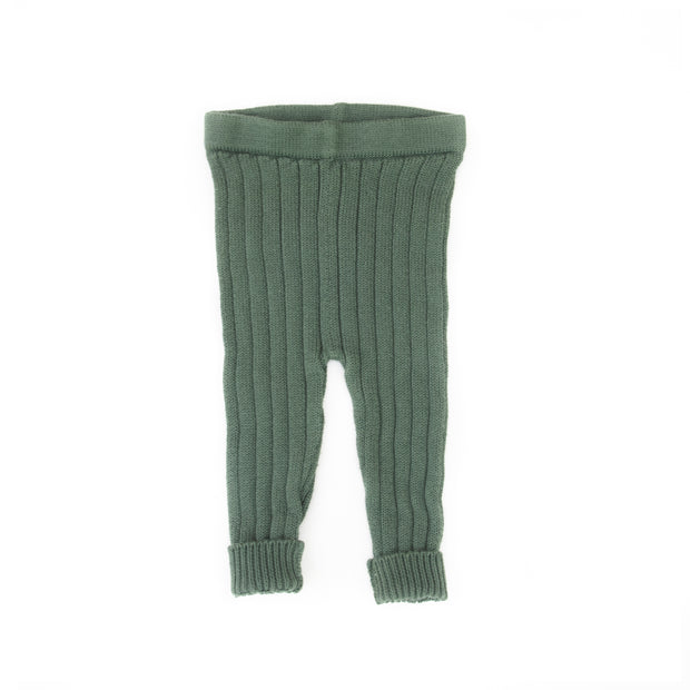 Green Forest Marl Set Jo Sweater + Leggins Pima Cotton