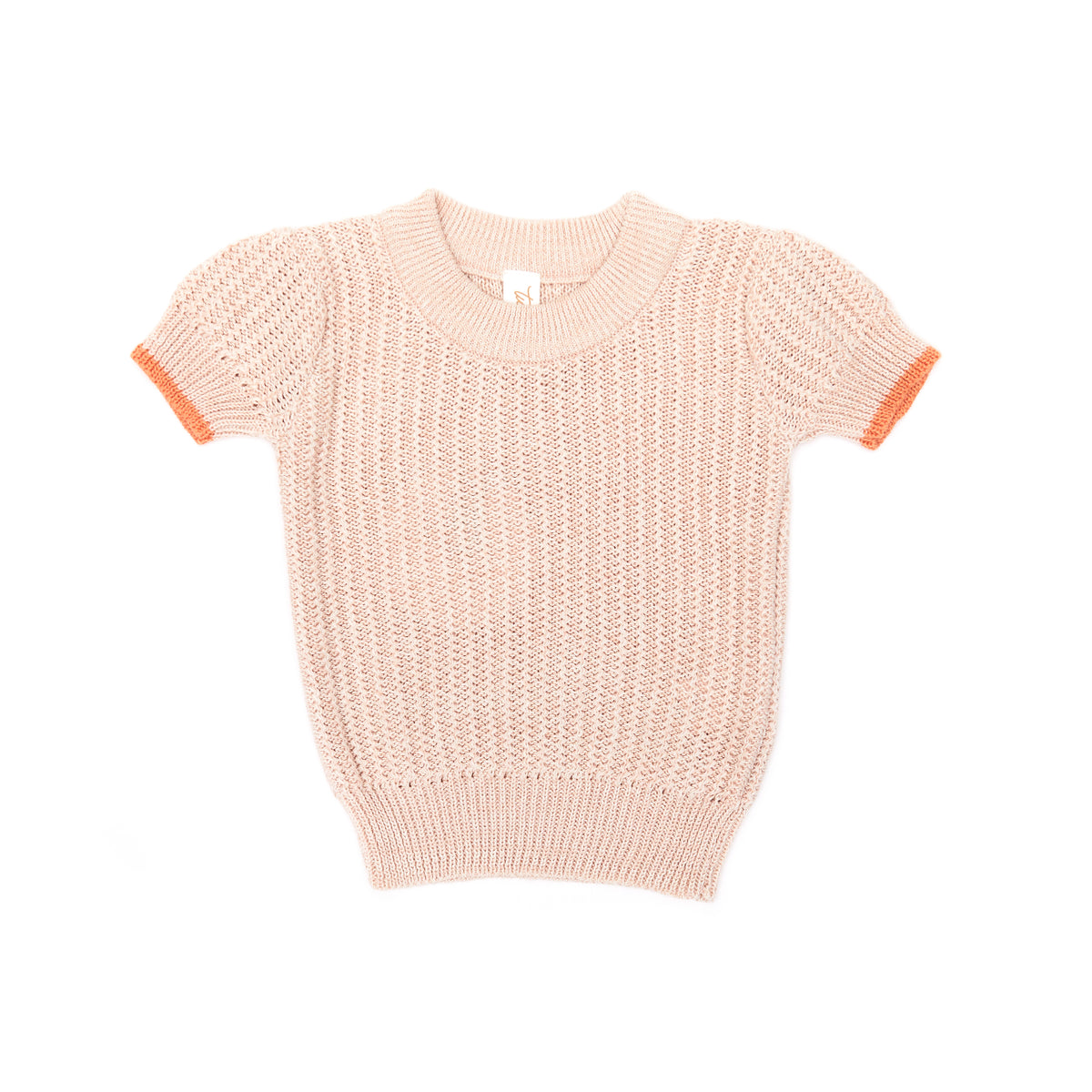 ISABELLA TOP Shell pink marl & apricot