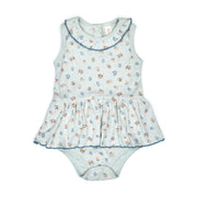 Rafa romper Light blue flowers