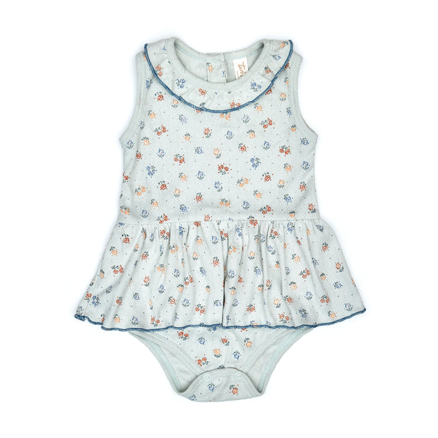 Rafa romper Light blue flowers