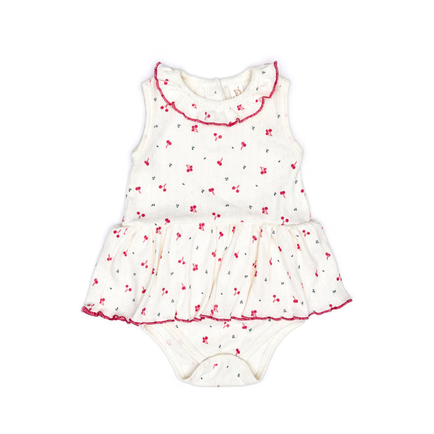 Rafa romper Natural little cherries